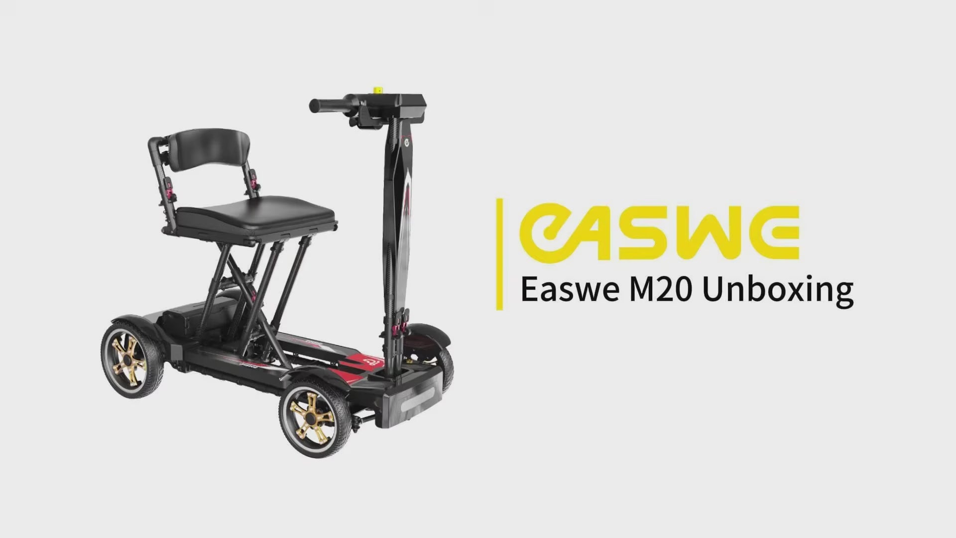 Easwe® M20 Unboxing – Carbon Fiber + Aluminum Electric Mobility Scooter