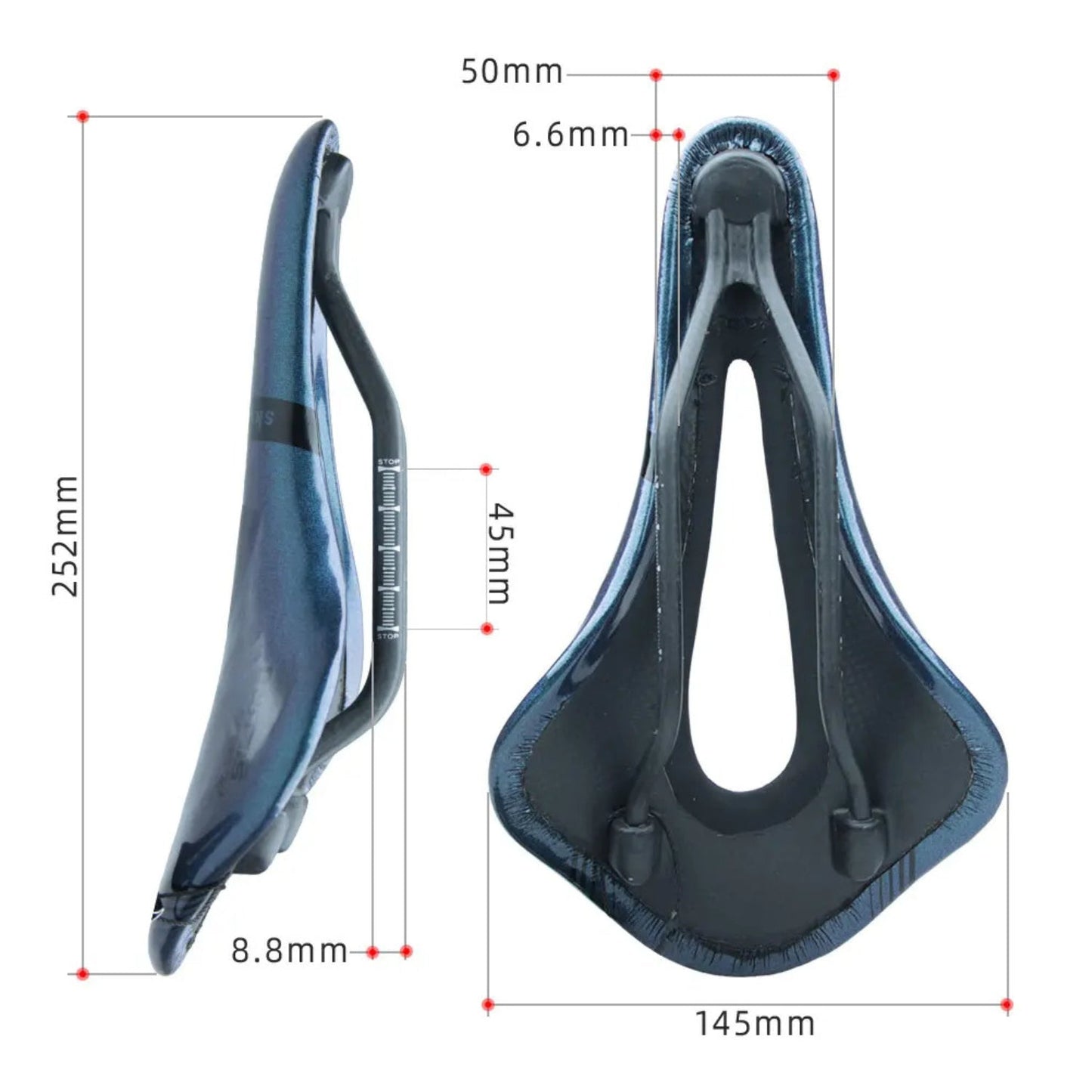 Sadel elcykel - Carbon Fiber Edition - Tillbehör - Wheelyshop