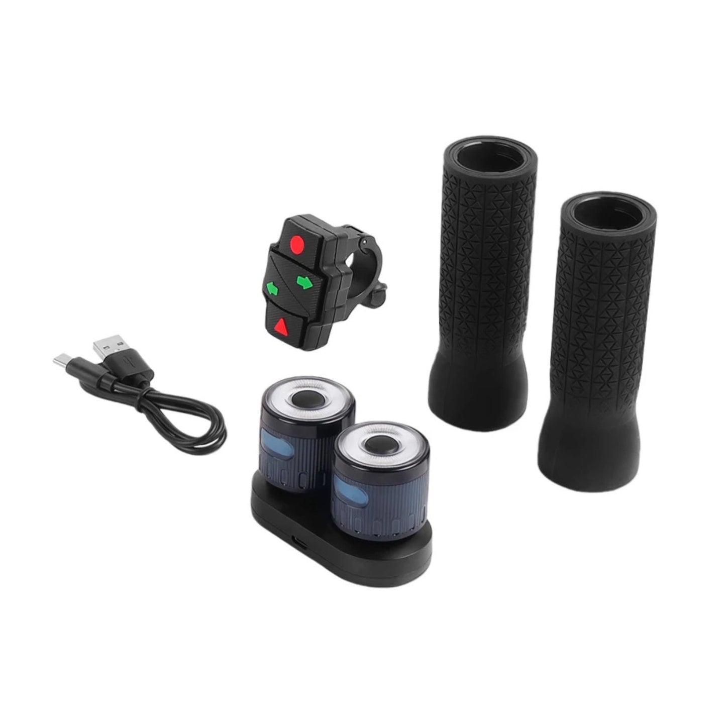 Smart gummihandtag med blinkers Plus - Tillbehör - Wheelyshop