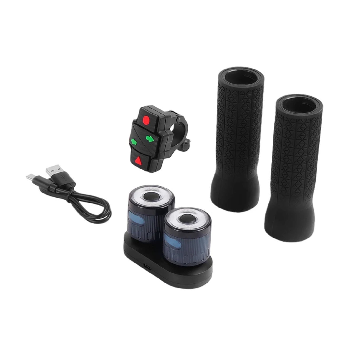 Smart gummihandtag med blinkers Plus - Tillbehör - Wheelyshop