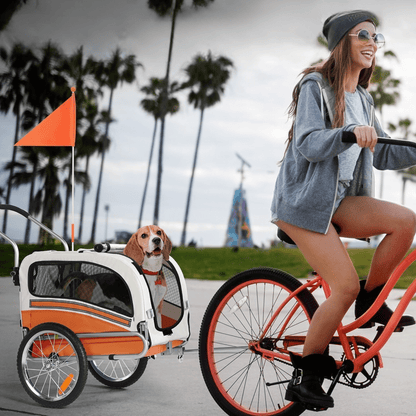 Vélo remorque pour animaux intelligent 20303B - Remorque pour animaux - Wheelyshop