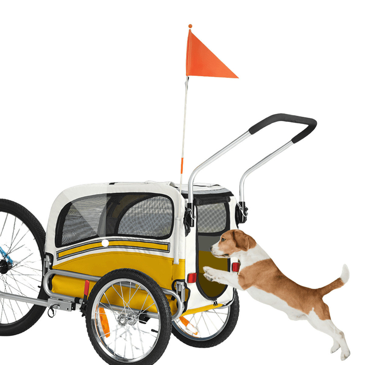 Vélo remorque pour animaux intelligent 20303B - Remorque pour animaux - Wheelyshop