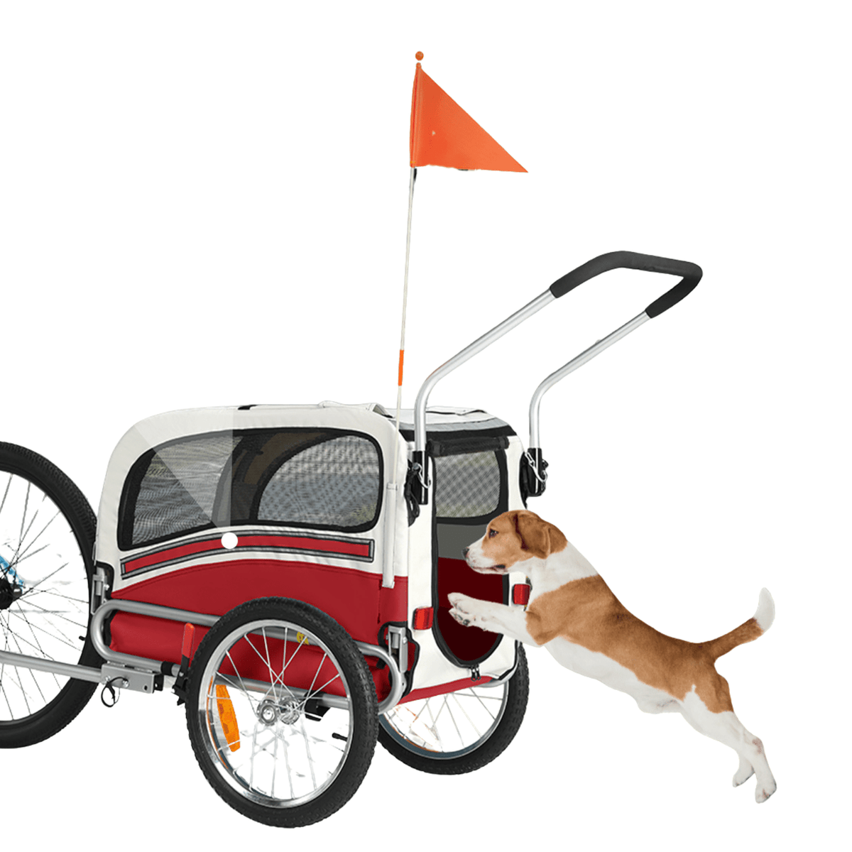 Vélo remorque pour animaux intelligent 20303B - Remorque pour animaux - Wheelyshop