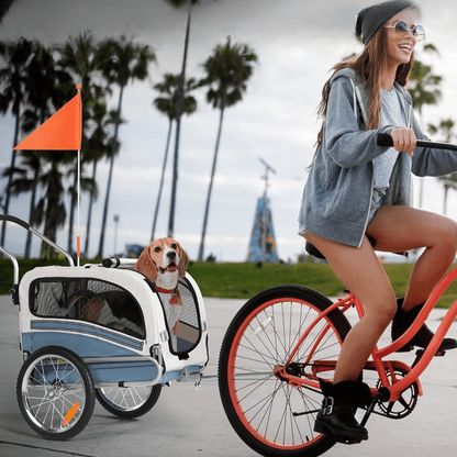 Vélo remorque pour animaux intelligent 20303B - Remorque pour animaux - Wheelyshop