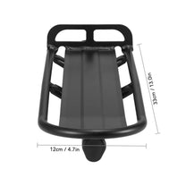Dimensions de face : porte-bagages intelligent pour vélo (version 1)