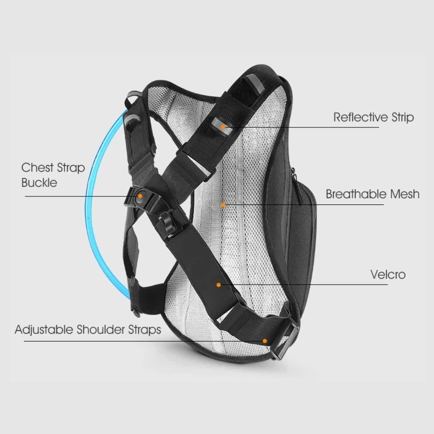 Smart ryggsäck med vätskeblåsa - Tillbehör - Wheelyshop