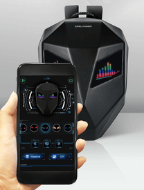 Appli mobile pour piloter l'écran LED : sac à dos Premium Edition