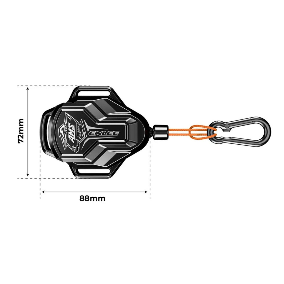 Dimensions : corde de remorquage rétractable intelligente avec crochet pour vélo