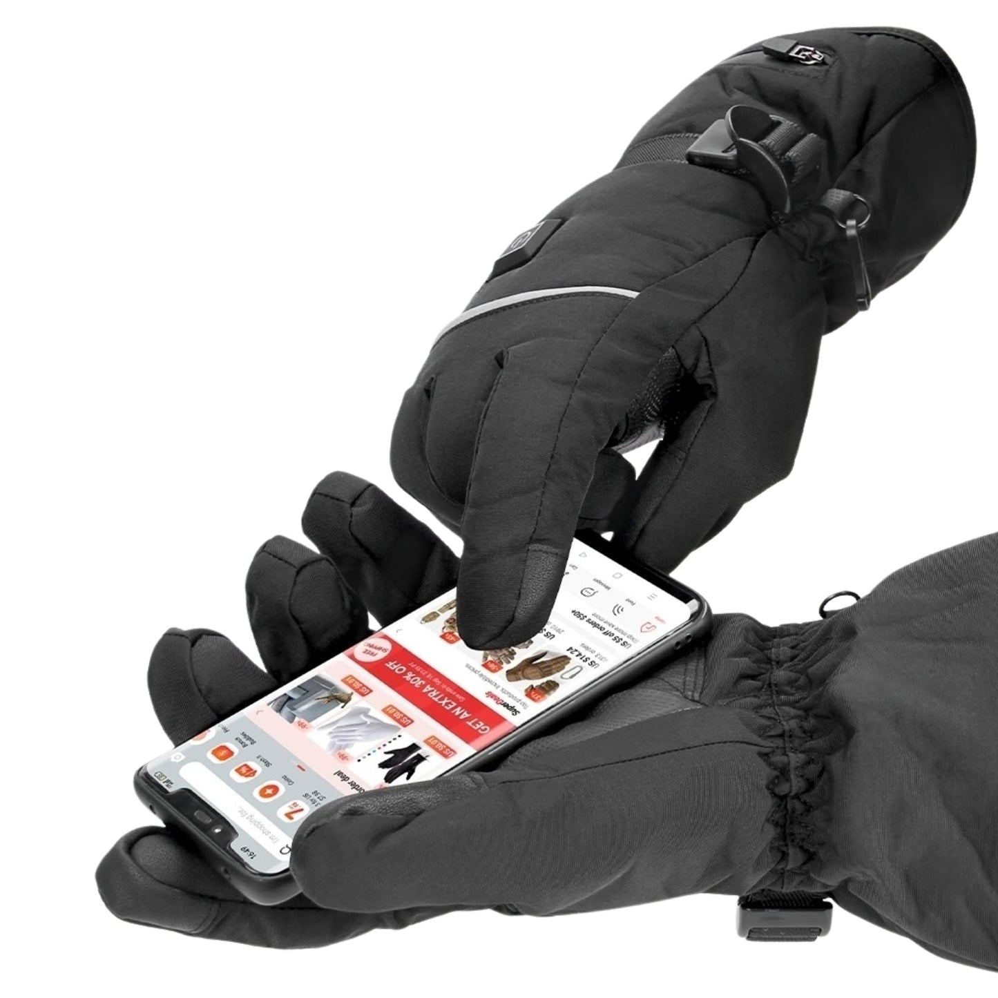 Smarta elektriska värmehandskar - Tillbehör - Wheelyshop