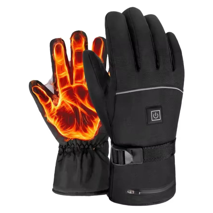 Gants chauffants électriques intelligents avec les éléments chauffants visibles