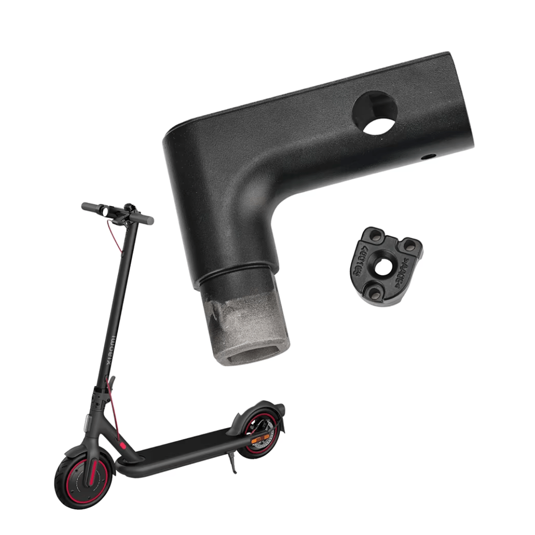 Emplacement sur la trottinette électrique : support de potence avec logement d'écran pour Xiaomi 4 Pro