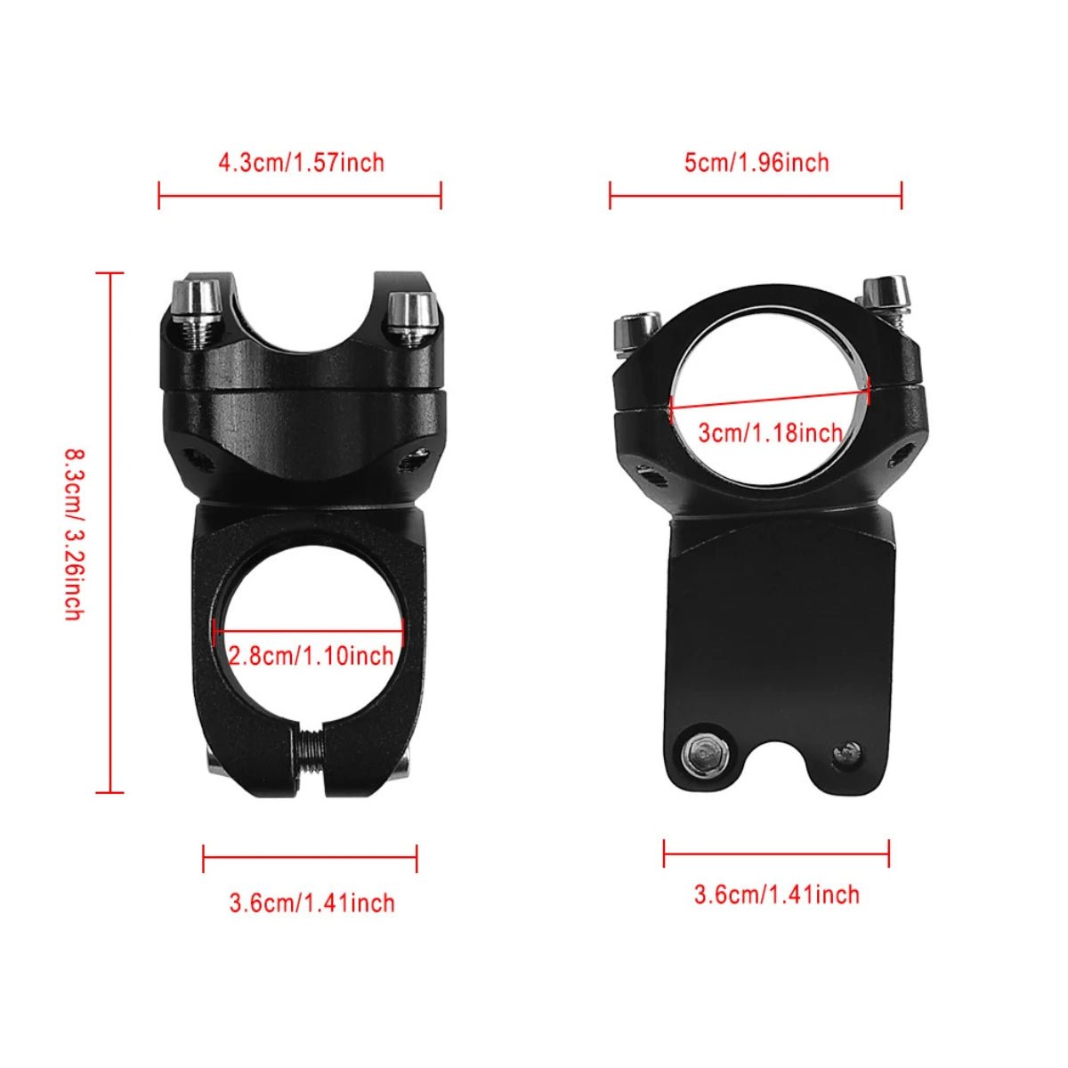 Styrstamsklämma styrstång INOKIM OX/OXO - Reservdel - Wheelyshop