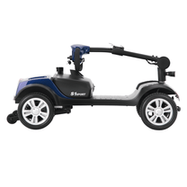 Scooter de mobilité Sweetrich S1 Sport plié coloris bleu