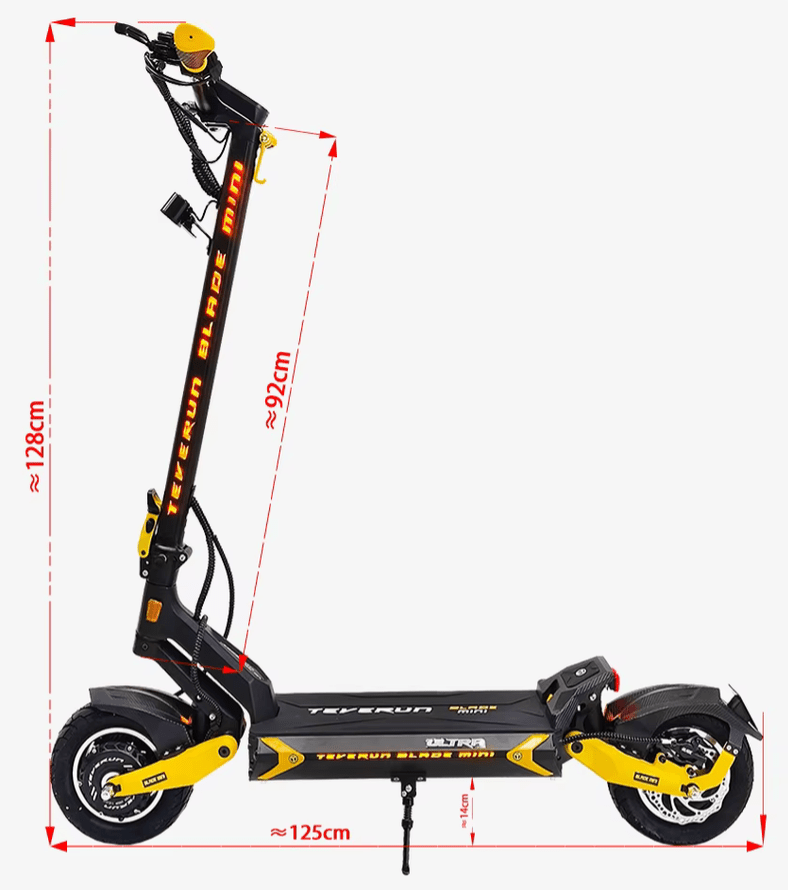 TEVERUN BLADE MINI ULTRA V4 - Elsparkcykel - Wheelyshop