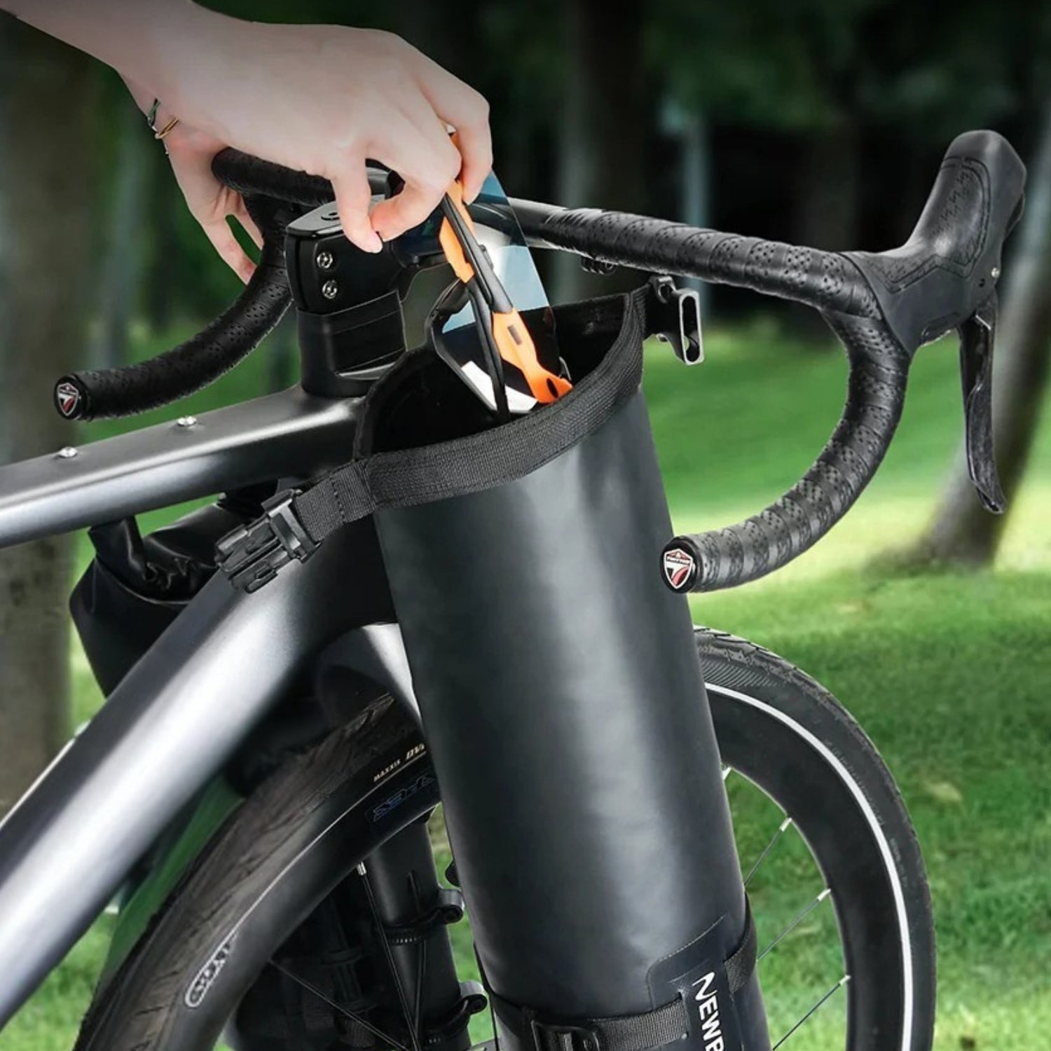 Vattentät frontväska för Cykel - Tillbehör - Wheelyshop