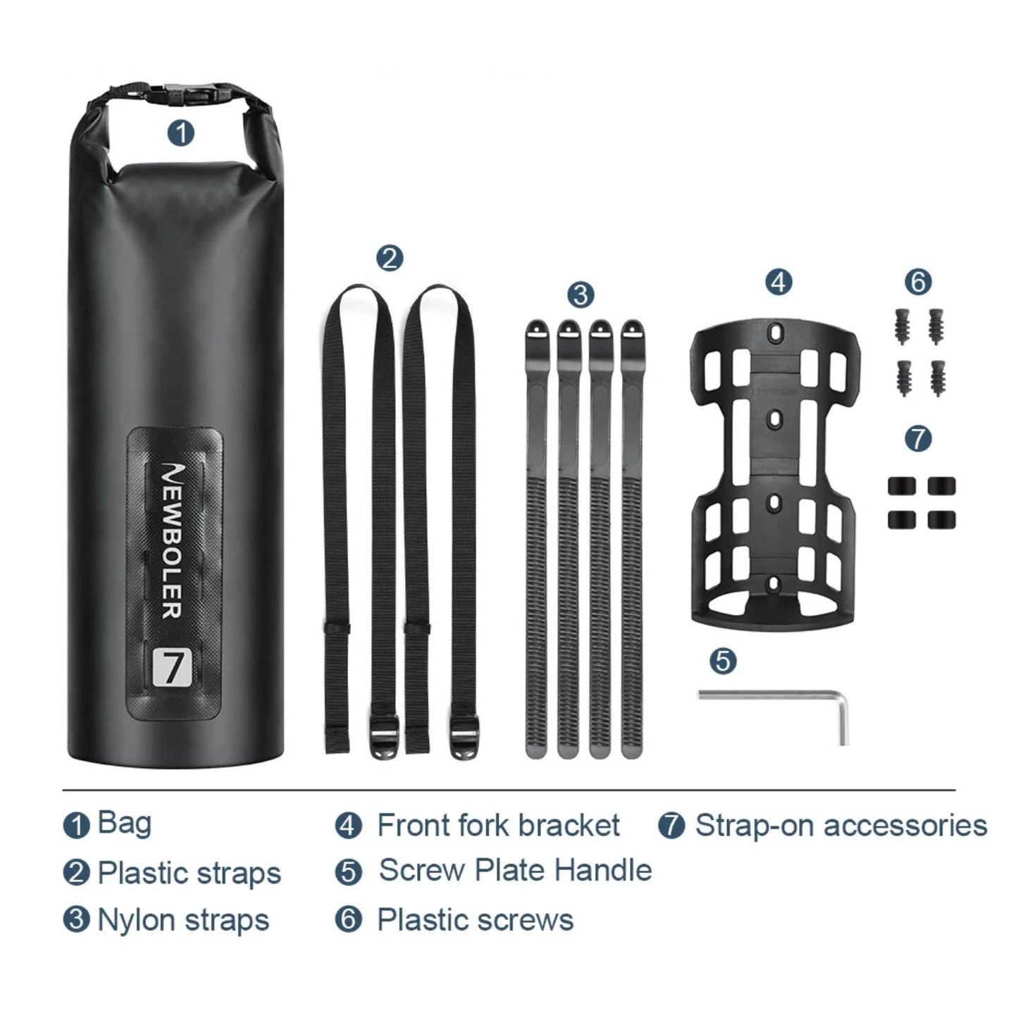 Vattentät frontväska för Cykel - Tillbehör - Wheelyshop