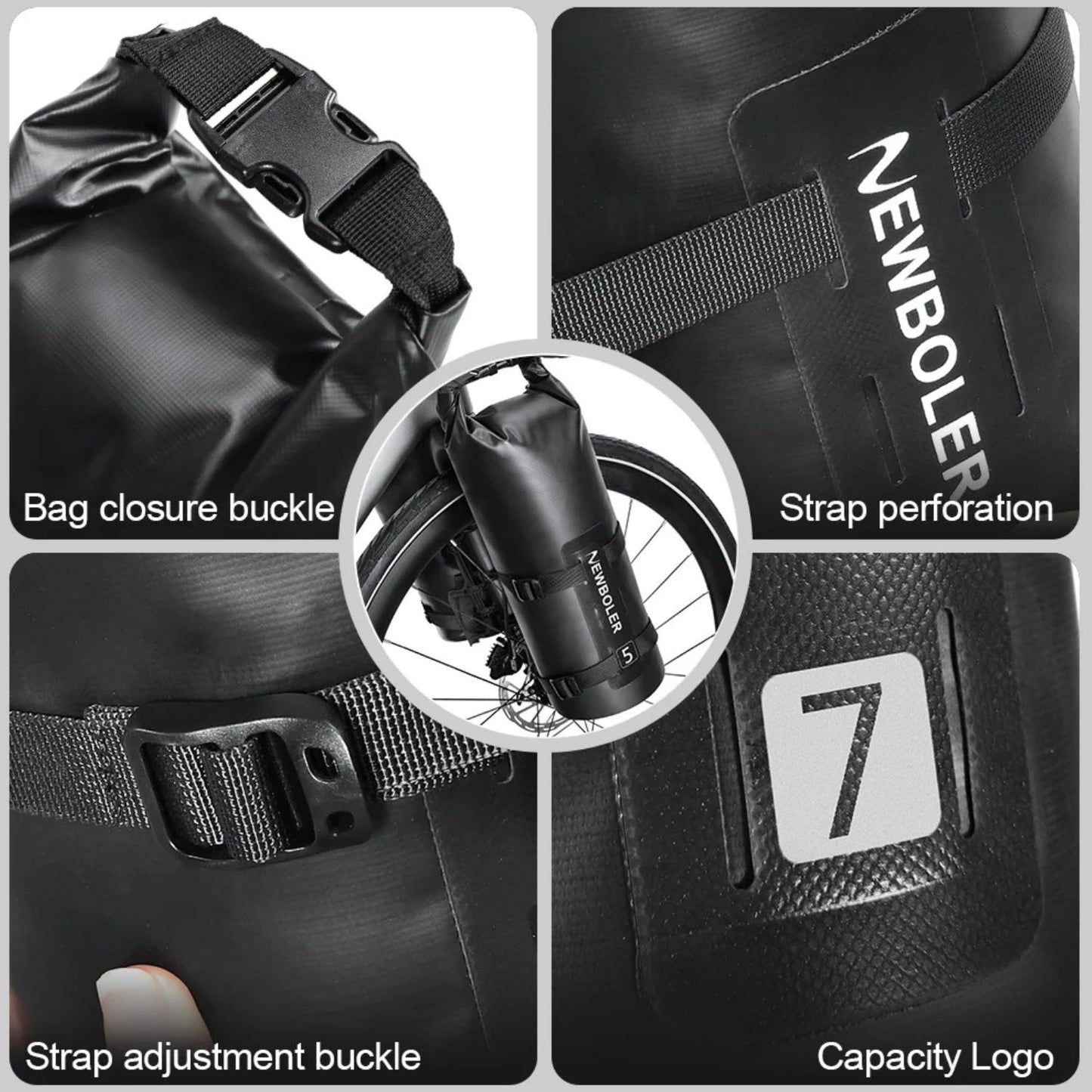 Vattentät frontväska för Cykel - Tillbehör - Wheelyshop