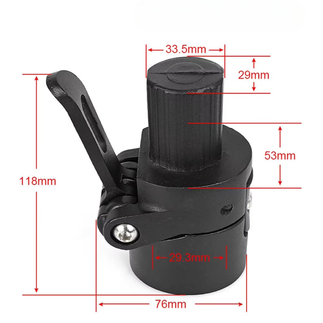 Dimensions : mécanisme de pliage pour Xiaomi