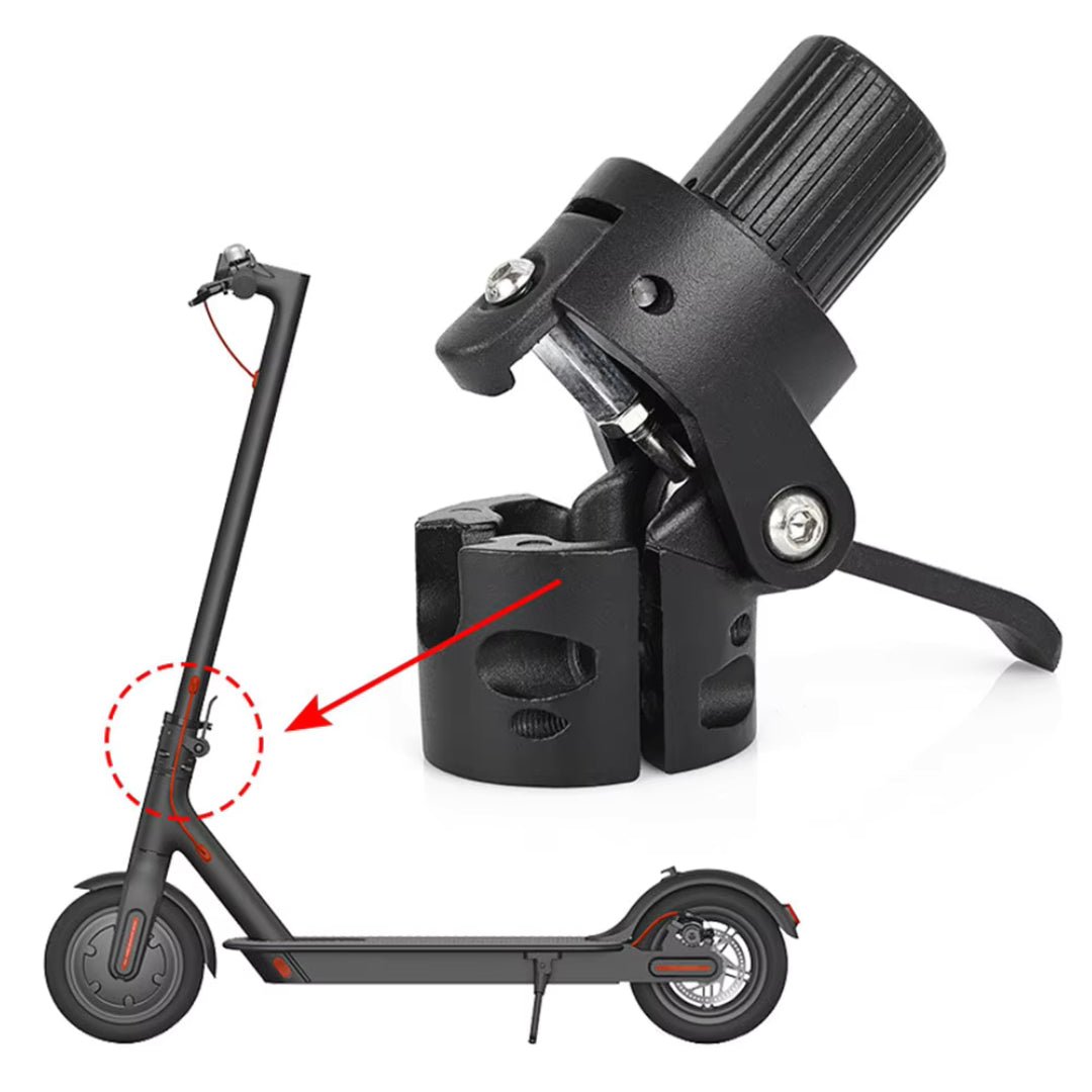 Emplacement sur la trottinette électrique : mécanisme de pliage pour Xiaomi