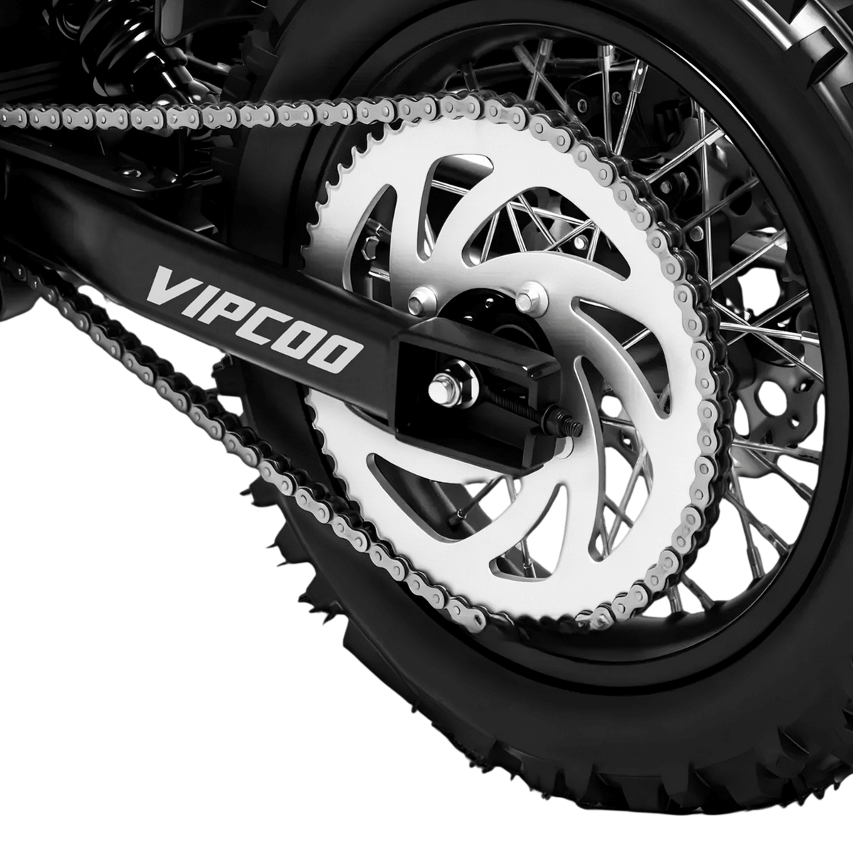 Roue arrière de la Vipcoo H2