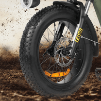 Gros plan sur le pneu du VIPCOO R1
