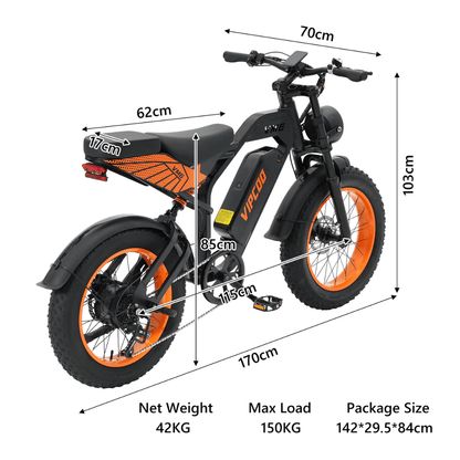 VIPCOO VM6 - Elcykel - Wheelyshop