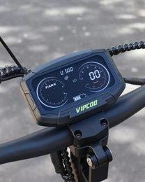 Gros plan sur l'écran de la VIPCOO VS6 Pro