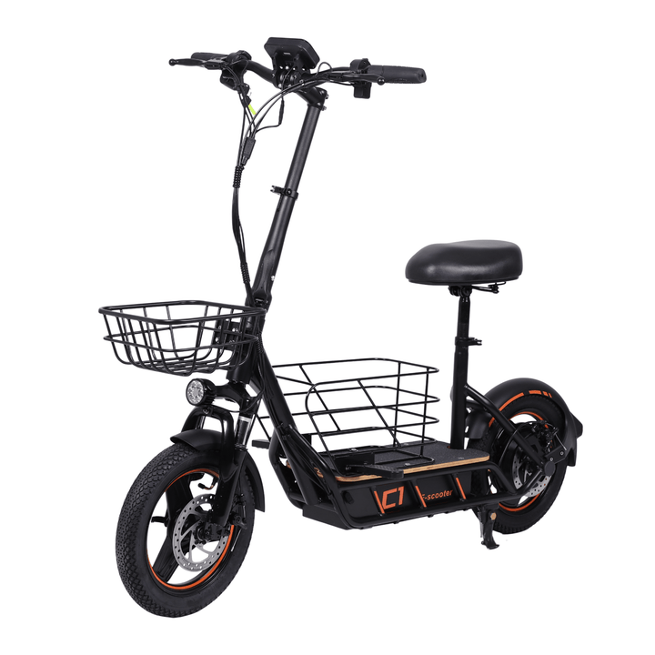 Trottinette électrique Wheely H14 vue de trois-quarts avant