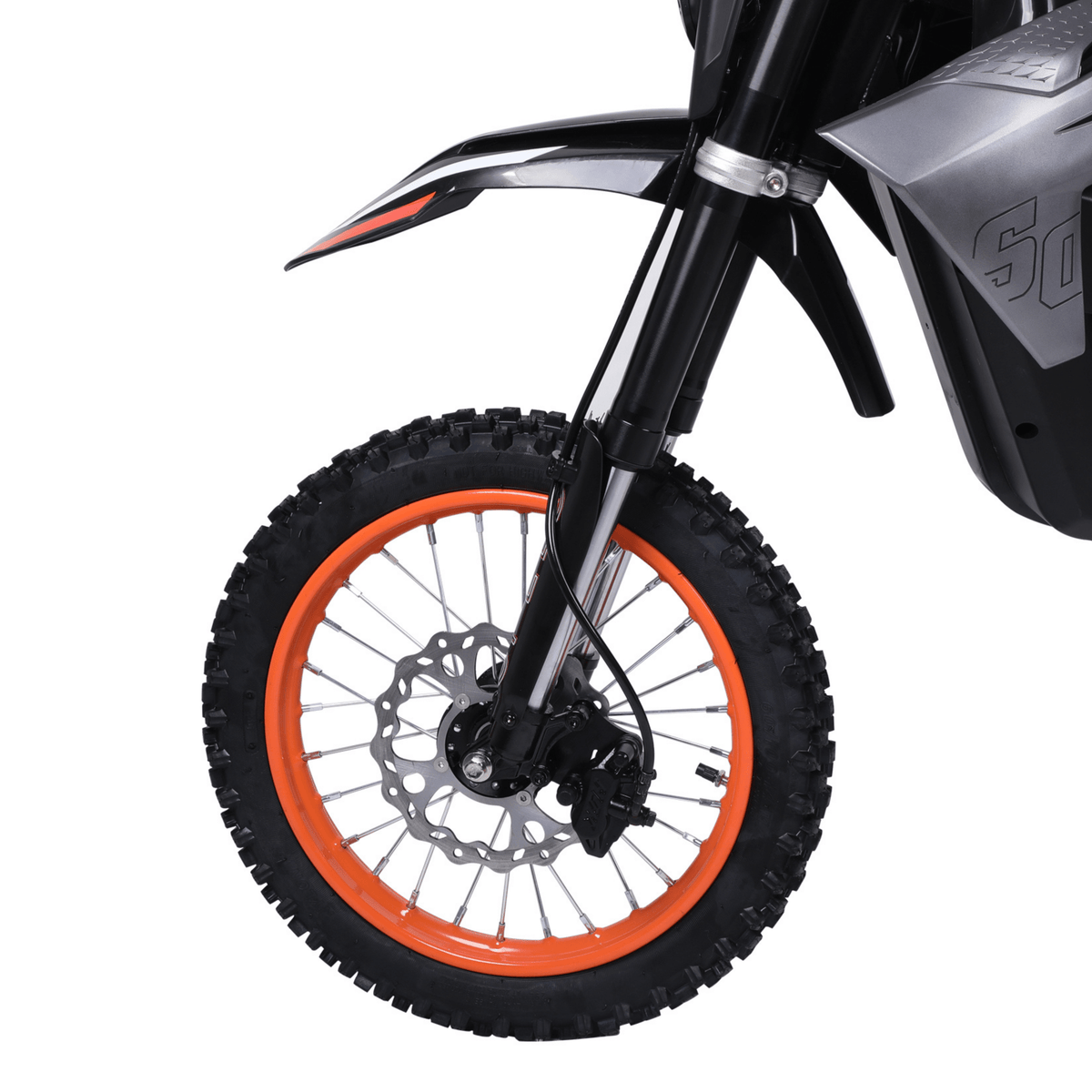 Roue avant et fourche de la Wheely Y88