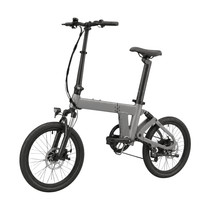 Vélo électrique pliant YANGOR H19 vu de profil coloris gris