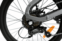 Dérailleur et chaîne du YANGOR H19 coloris gris