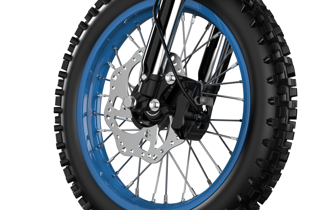 Roue avant et fourche de la ZAWES S3